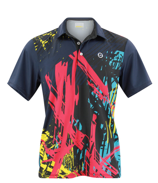 Painting Brush Button  Polo Shirts
