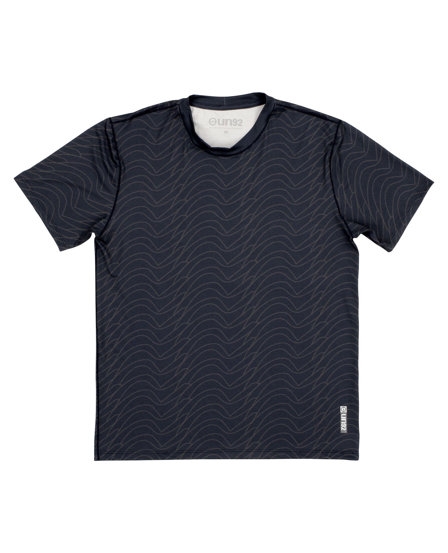 Undulate Repeated-Pattern Graphic T-Shirt
