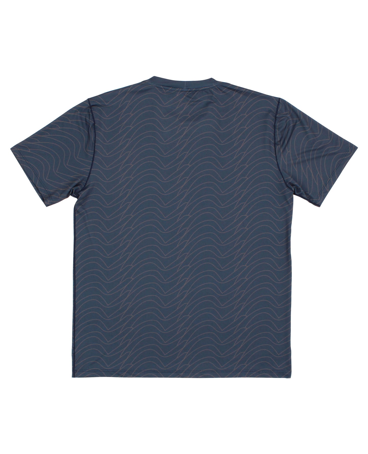 Undulate Repeated-Pattern Graphic T-Shirt